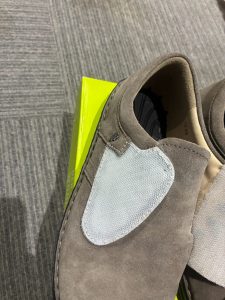 フィンコンフォート VAASA 紐靴 ベルクロ加工の修理工程