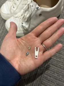 フィンコンフォート スライダー破損 パーツ写真